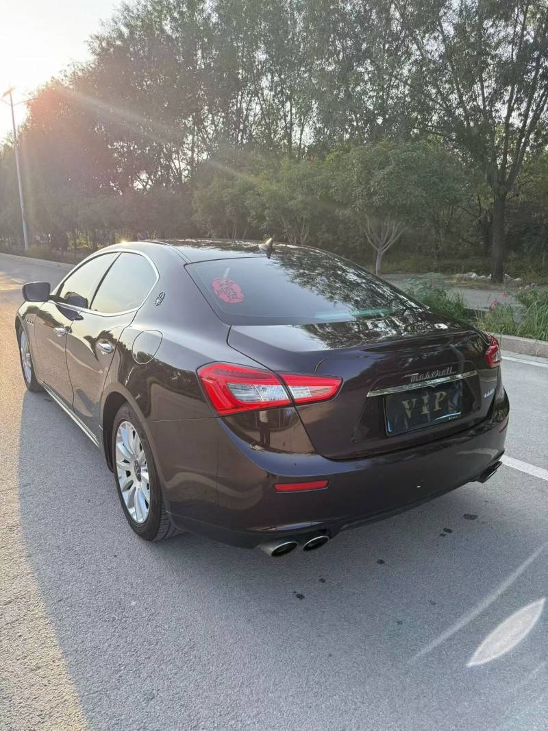 16年济宁玛莎拉蒂Ghibli